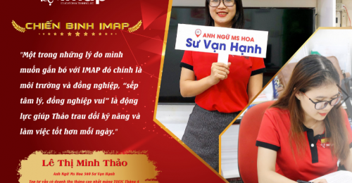 Lê Thị Minh Thảo -  Top tư vấn có doanh thu tháng cao nhất mảng TOEIC khu vực miền Nam