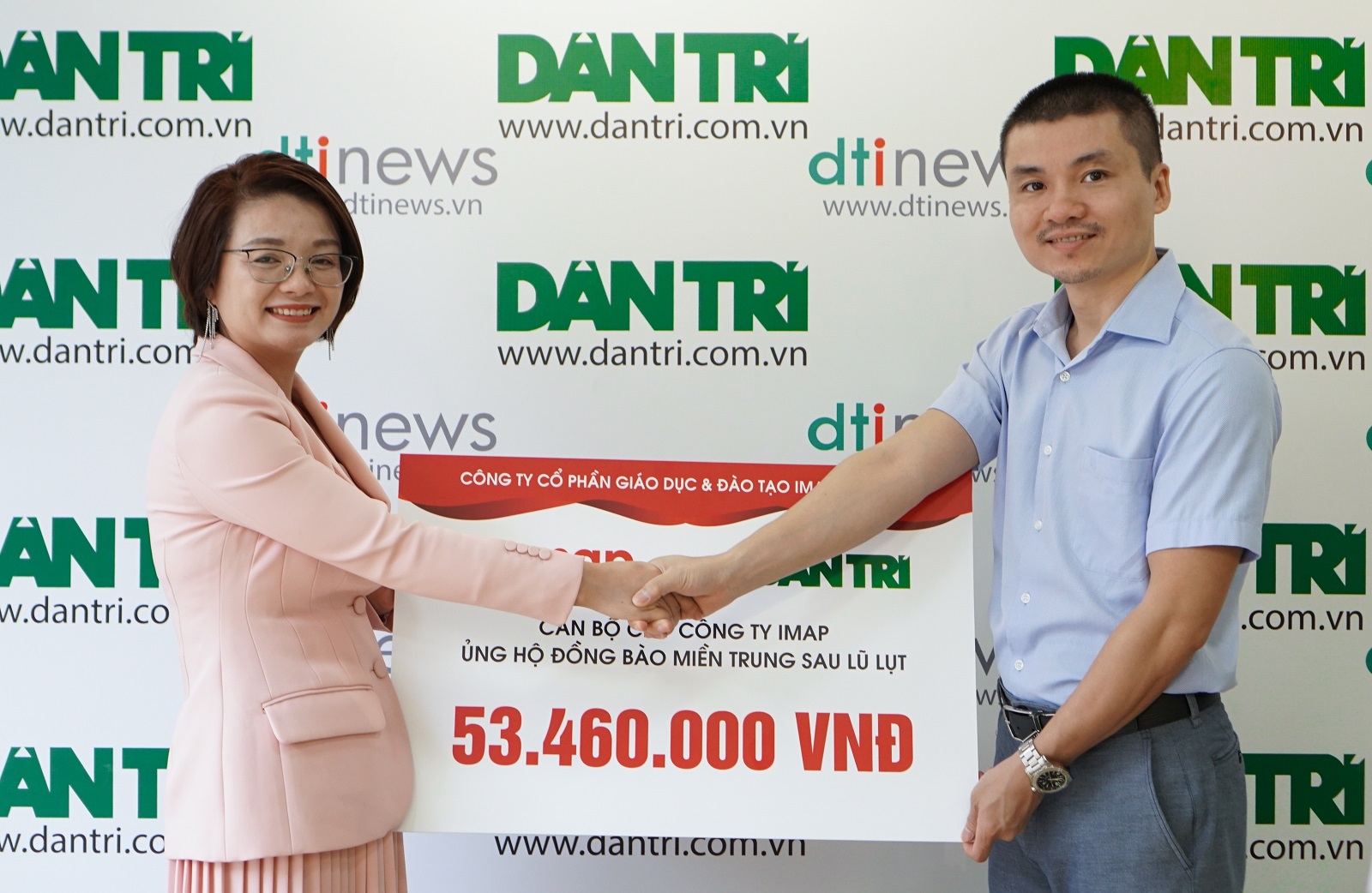 [Dantri] - IMAP tiếp sức đồng bào miền Trung tái thiết cuộc sống sau bão lũ