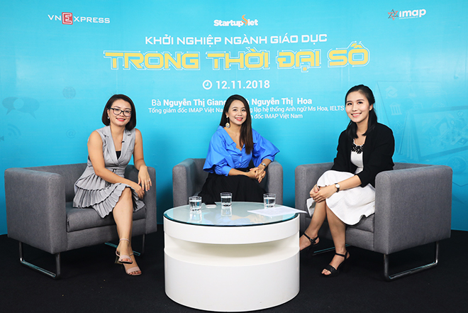 [Vnexpress] Sáng lập IMAP Việt Nam: 'Nên chọn thị trường ngách khi khởi nghiệp giáo dục'