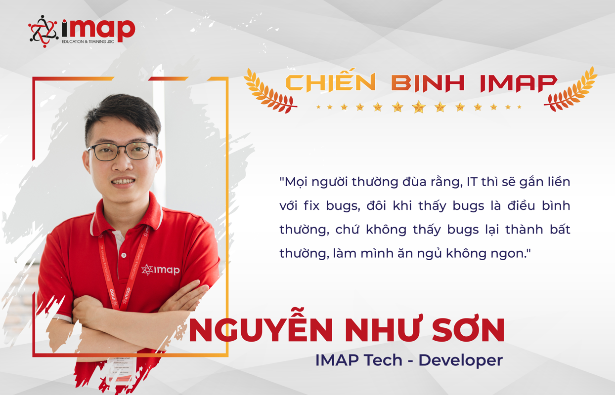 Nguyễn Như Sơn - Chiến binh IMAP Tech 